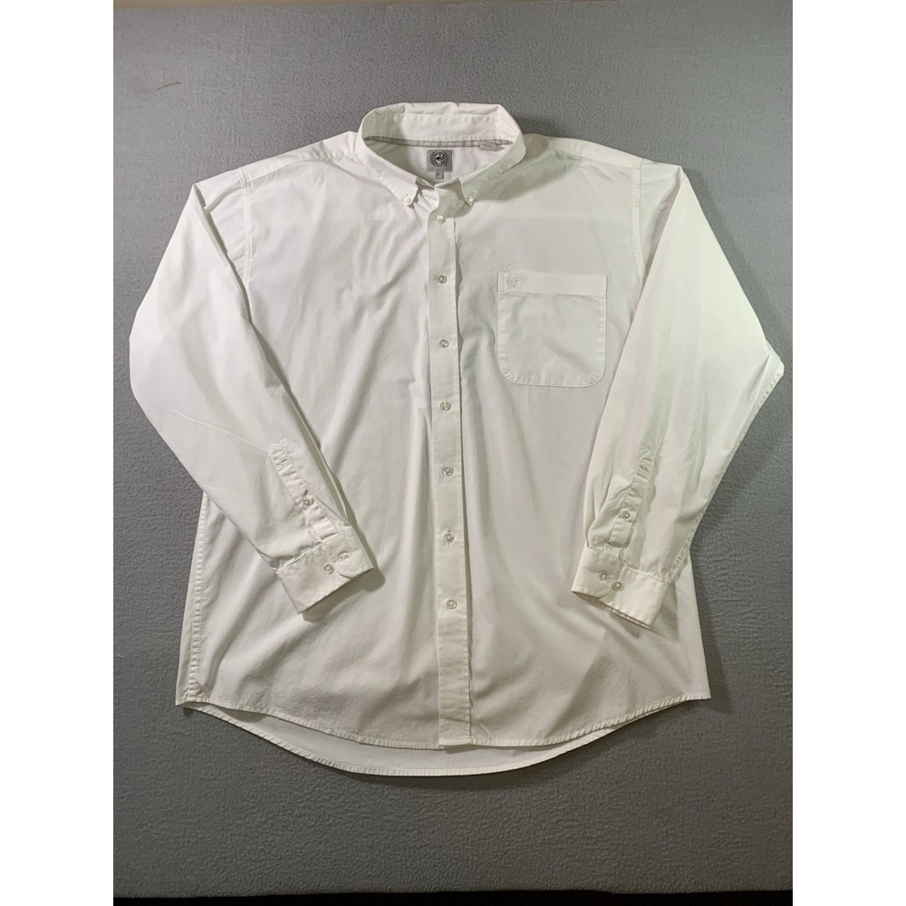 Cinch Mens White Short Sleeve Button Down Western Shirt XLarge